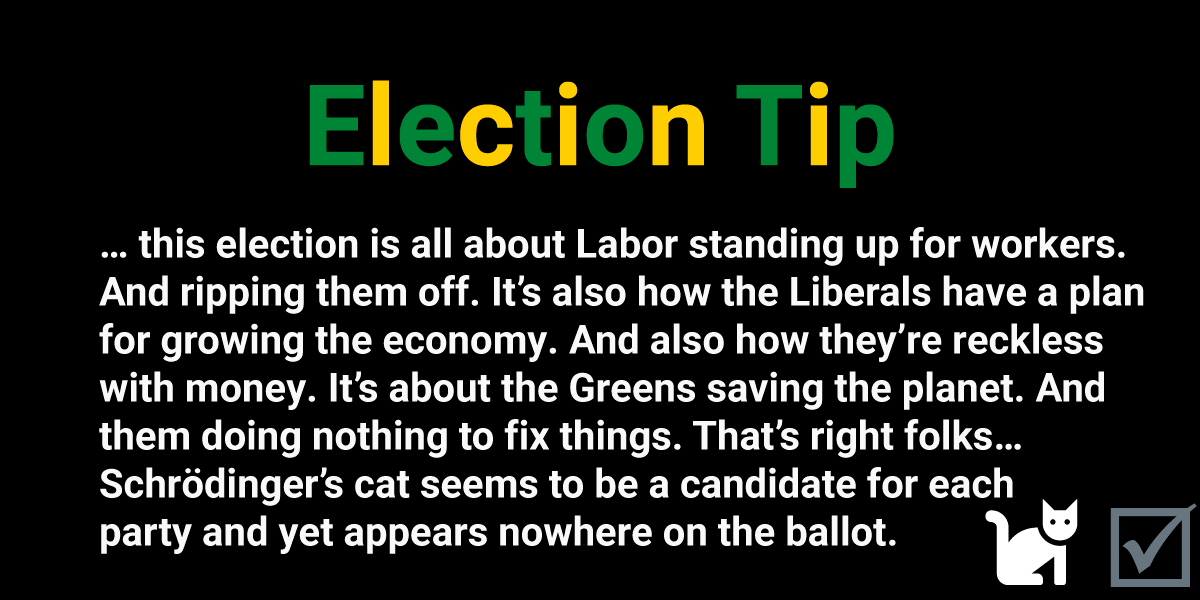 Election Tip
